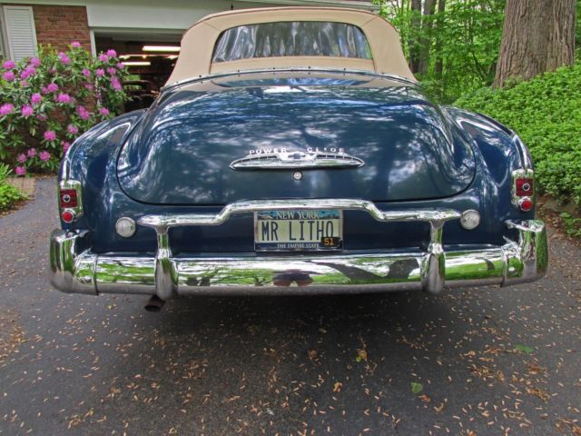 1951 Blue Chevrolet convertible Convertible