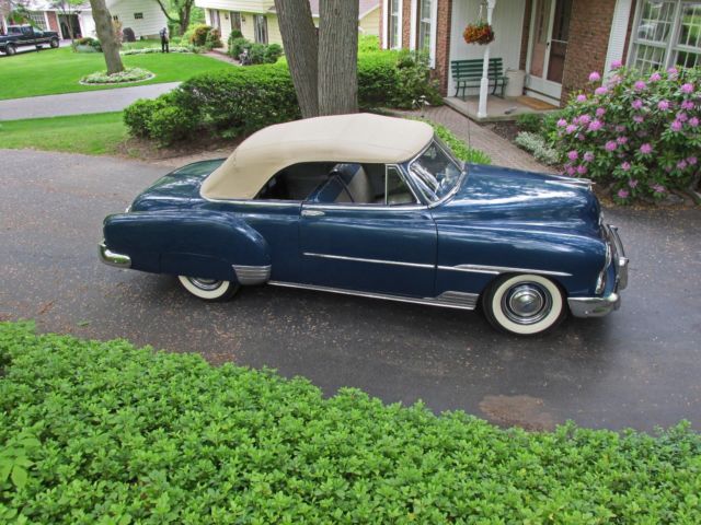 1951 Blue Chevrolet convertible Convertible