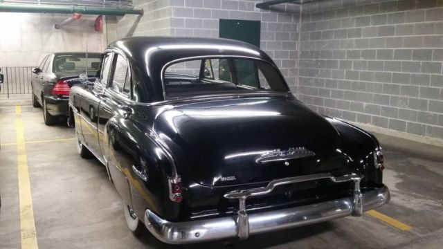 1951 Black Chevrolet Deluxe Coupe