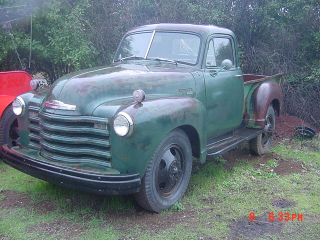 1951 Green Chevrolet Other Pickups U/K