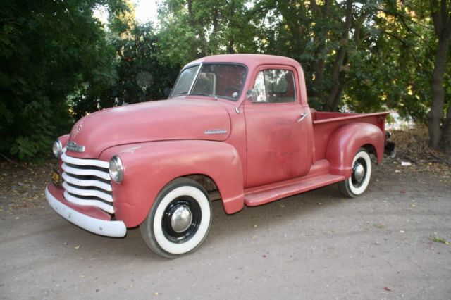 1951 Red Chevrolet Other Pickups Standard Cab Pickup