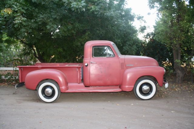 1951 Red Chevrolet Other Pickups Standard Cab Pickup