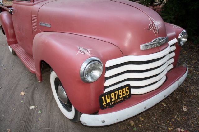 1951 Red Chevrolet Other Pickups Standard Cab Pickup