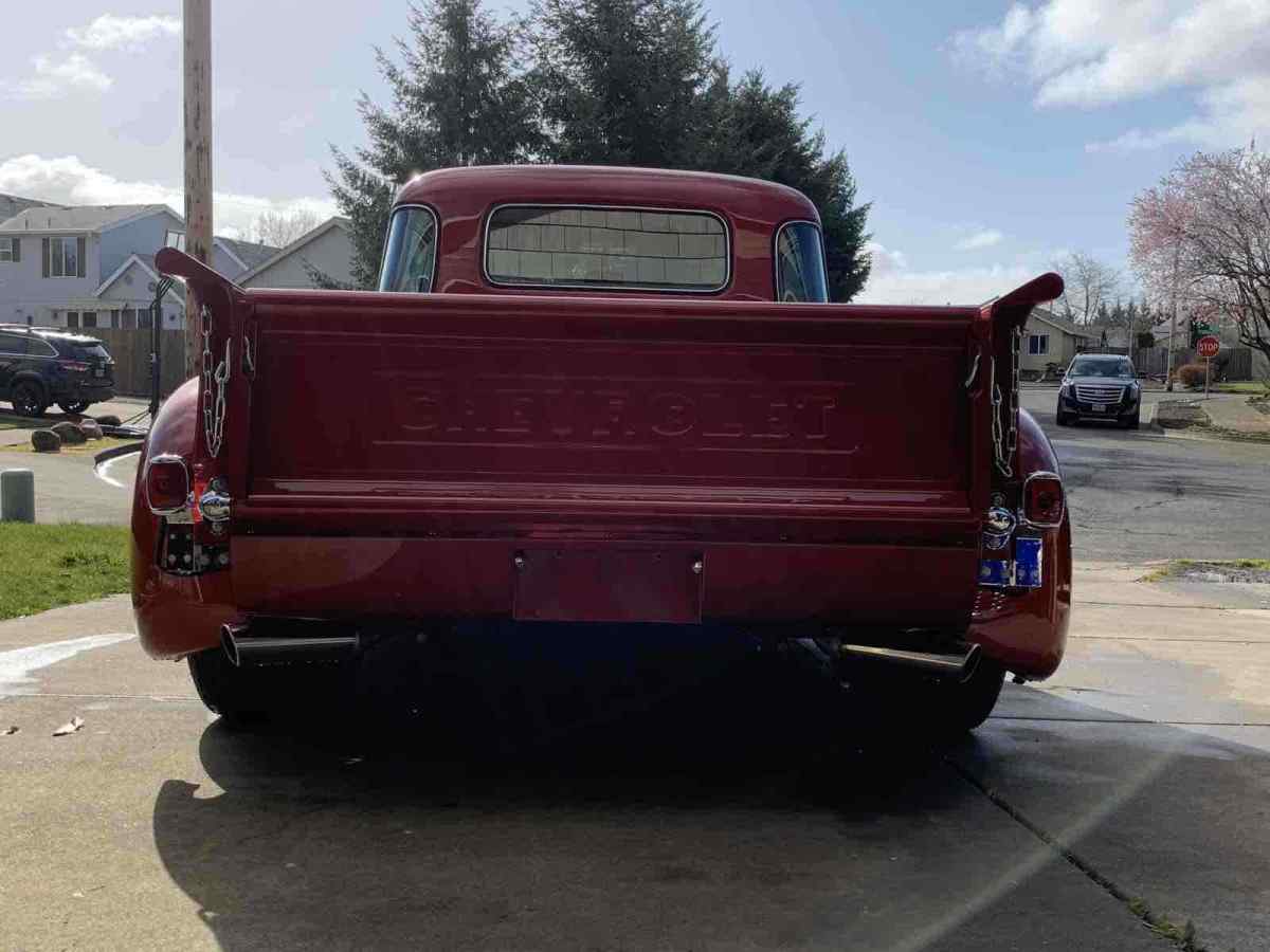 1951 Red Chevrolet Pickup