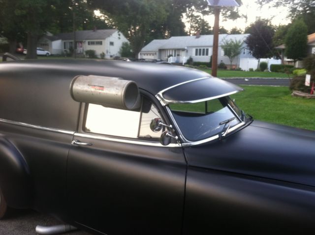 1951 hot rod black Chevrolet sedan delivery sedan delery