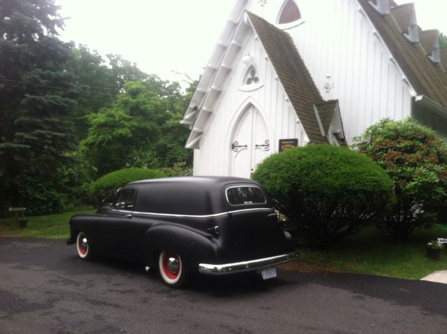 1951 hot rod black Chevrolet sedan delivery sedan delery