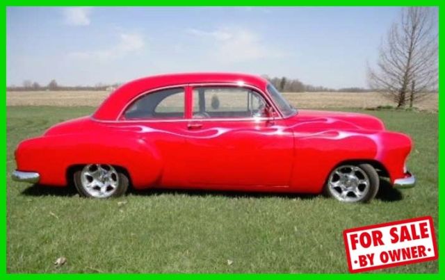 1951 Red Chevrolet Styleline Coupe