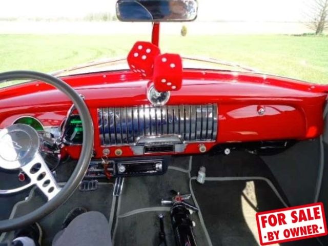 1951 Red Chevrolet Styleline Coupe