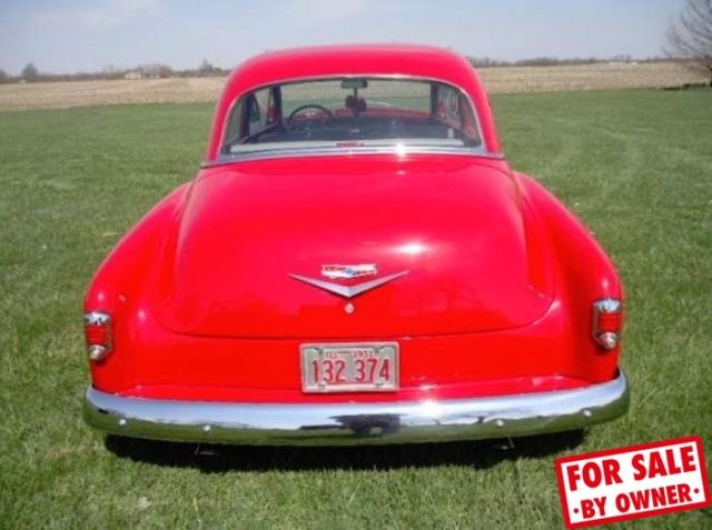 1951 Red Chevrolet Styleline Coupe