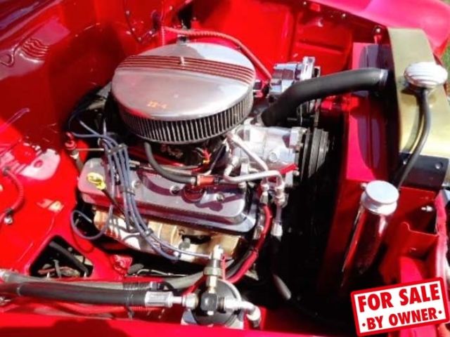 1951 Red Chevrolet Styleline Coupe