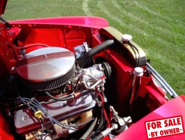 1951 Red Chevrolet Styleline Coupe