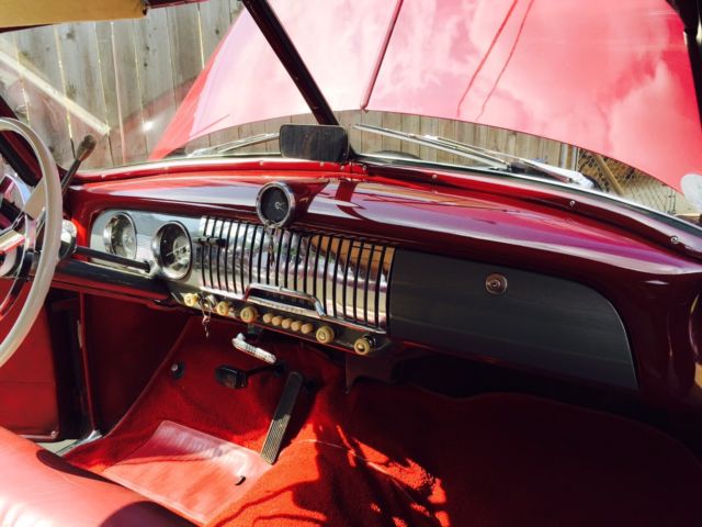 1951 Maroon with White Convertible Hardtop Chevrolet Bel Air/150/210