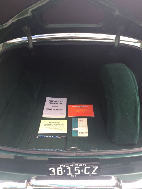 1951 Green Chevrolet Bel Air