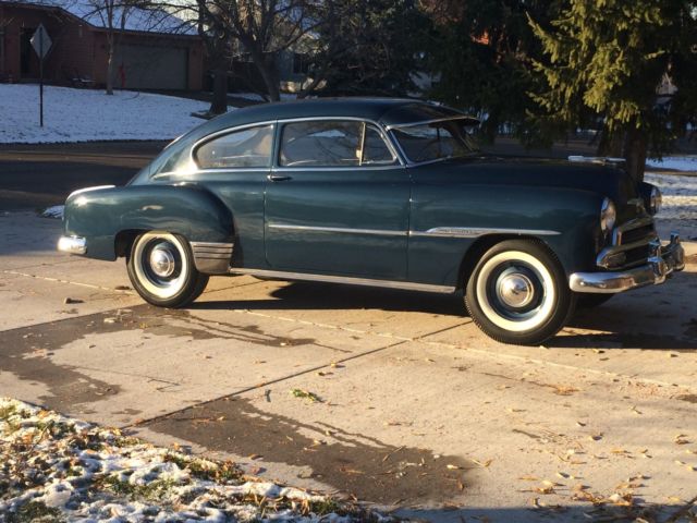 1951 Blue Chevrolet Fleetline