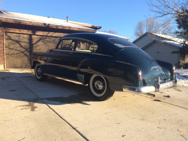 1951 Blue Chevrolet Fleetline
