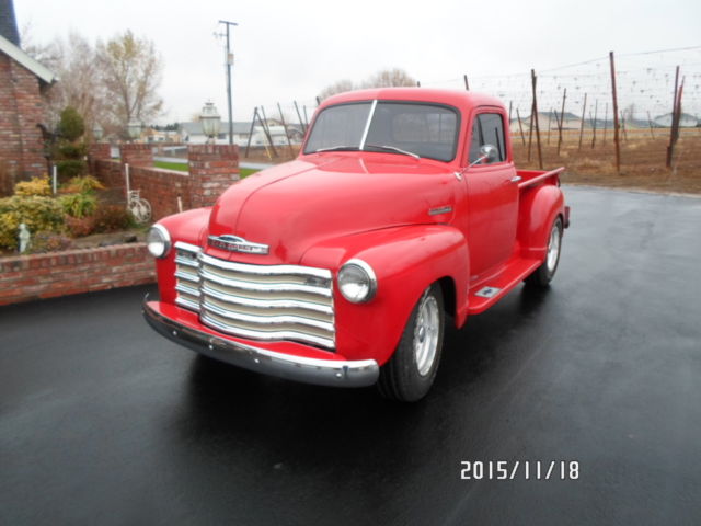 1951 Red Chevrolet Other Pickups