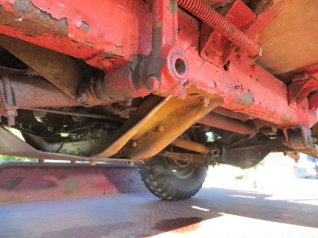 1951 Red Willys jeep with PTO Convertible