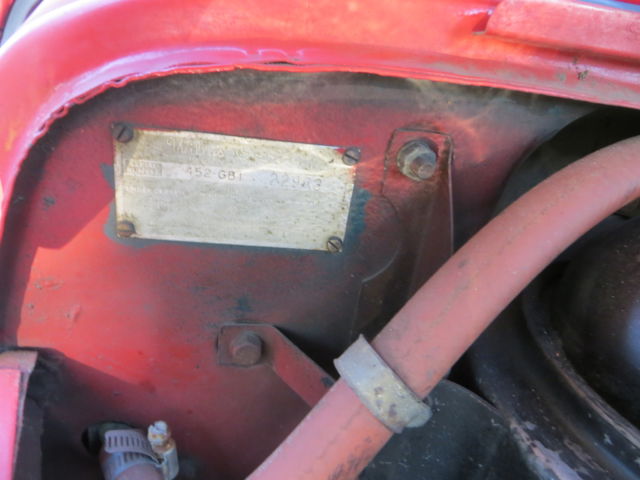 1951 Red Willys jeep with PTO Convertible