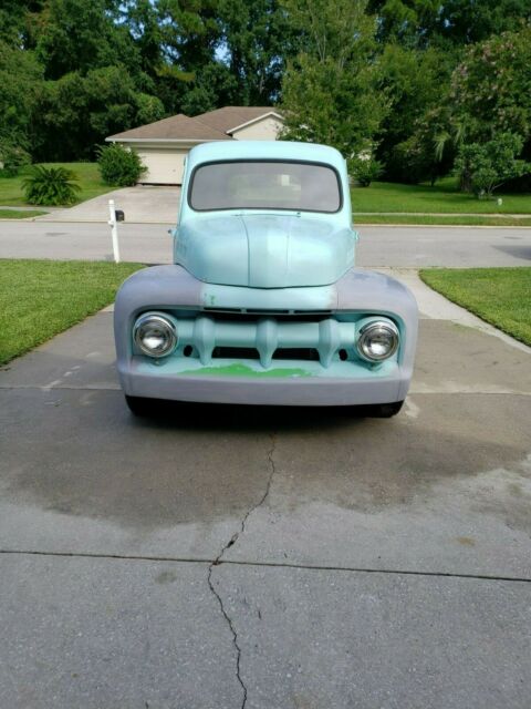 1951 Blue Ford F-100 Standard Cab Pickup