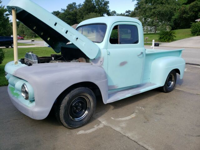 1951 Blue Ford F-100 Standard Cab Pickup