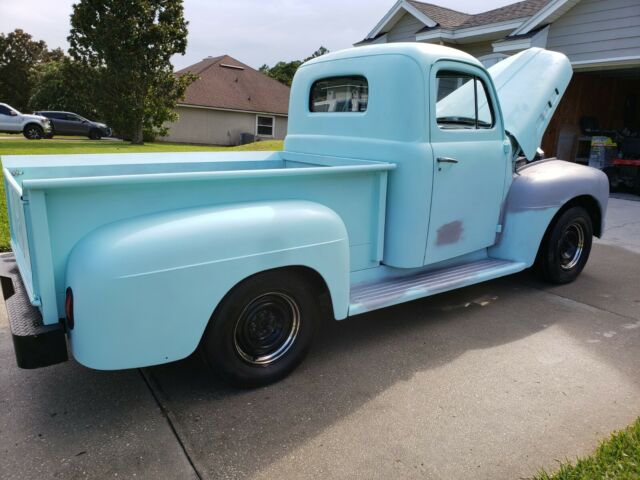 1951 Blue Ford F-100 Standard Cab Pickup