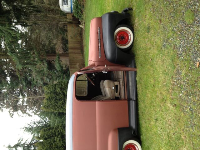 1951 Red and Black primer Ford F-100 panel