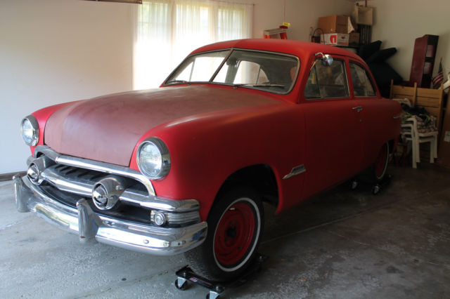 1951 Red Ford Other Coupe