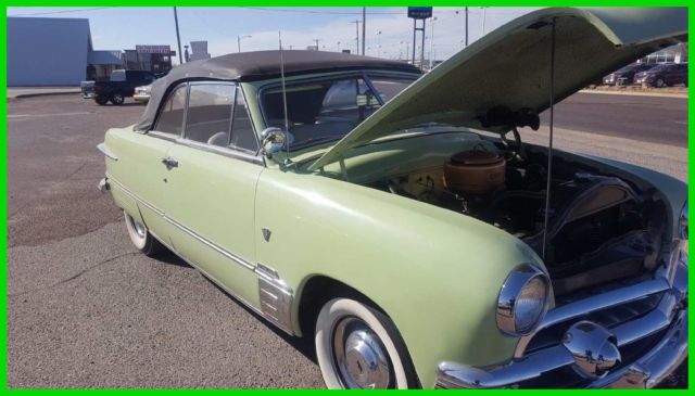 1951 Green Ford Convertible Convertible