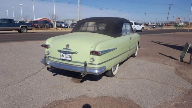 1951 Green Ford Convertible Convertible