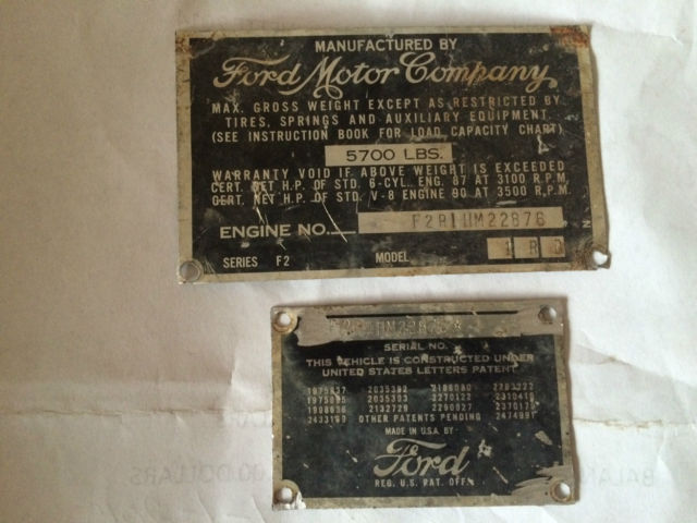 1951 Ford Other Pickups