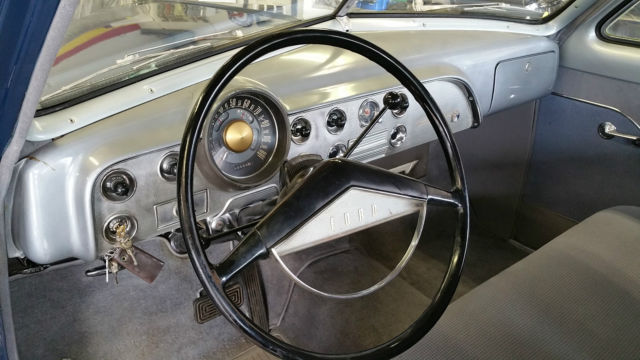 1951 Blue Ford Custom 2 Door 2 Door