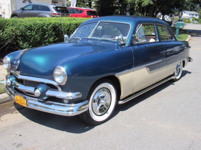 1951 Two Tone Blue/Ivory Ford Custom