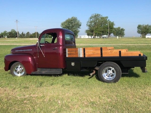 1951 Burgundy Ford Other Pickups Cab & Chassis