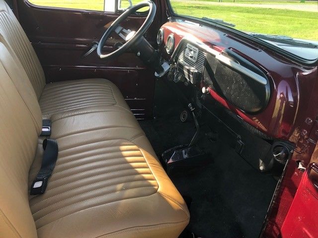 1951 Burgundy Ford Other Pickups Cab & Chassis