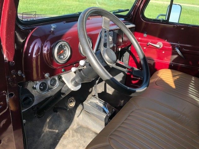 1951 Burgundy Ford Other Pickups Cab & Chassis