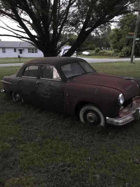 1951 Black Ford Custom Sedan