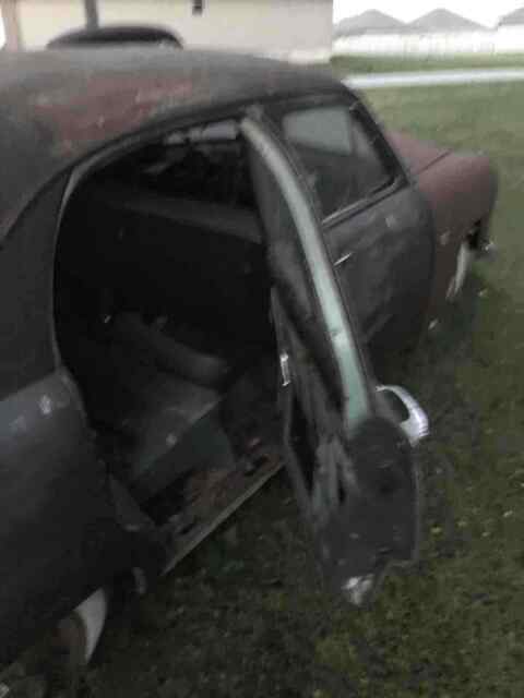 1951 Black Ford Custom Sedan