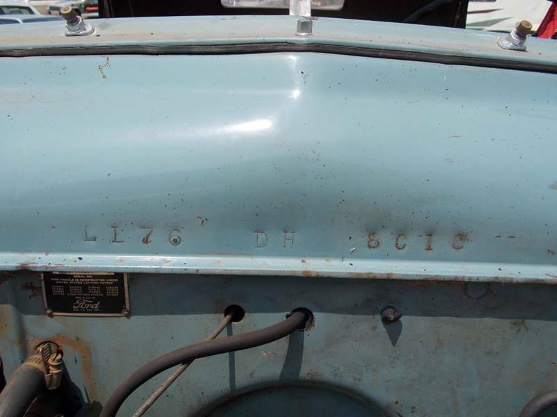 1951 Gray Ford Deluxe Convertible