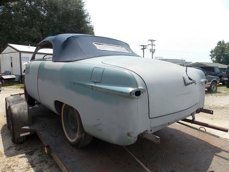 1951 Gray Ford Deluxe Convertible
