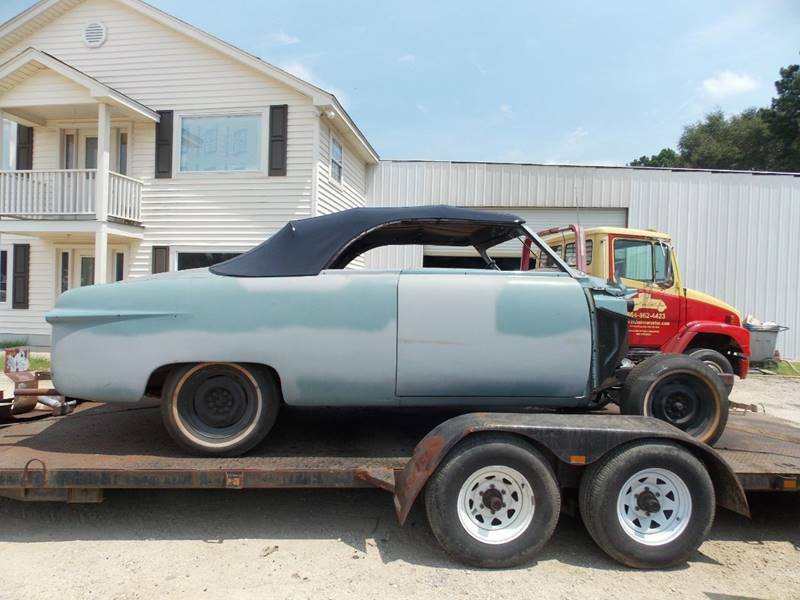 1951 Gray Ford Deluxe Convertible