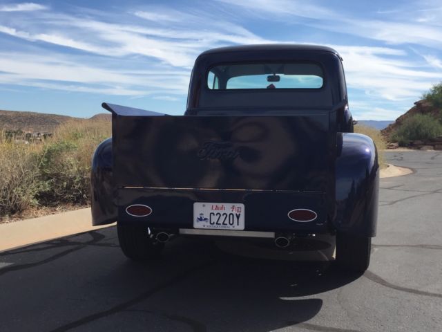 1951 Midnight Blue Ford F-100 Standard Cab Pickup