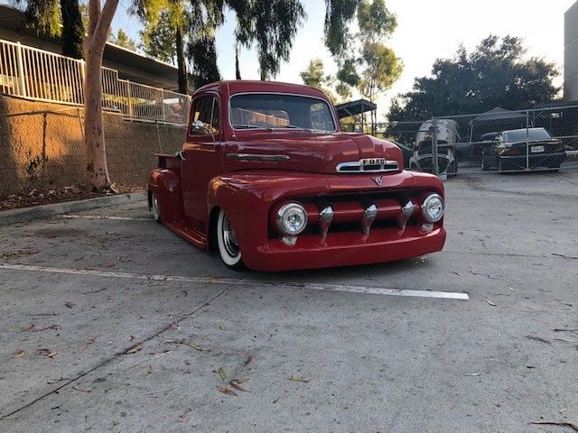 1951 Red Ford F-100