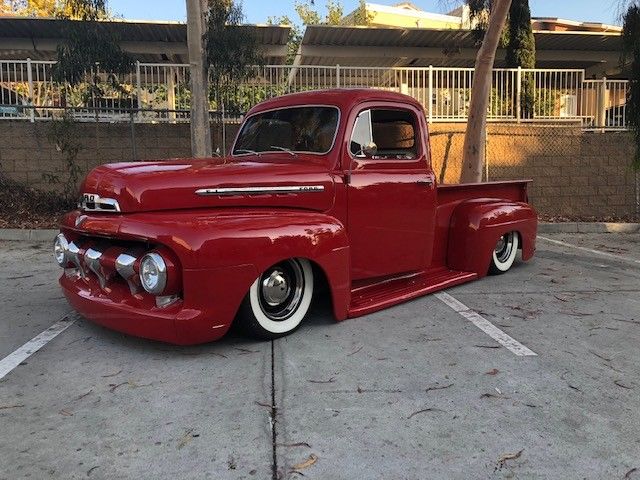 1951 Red Ford F-100