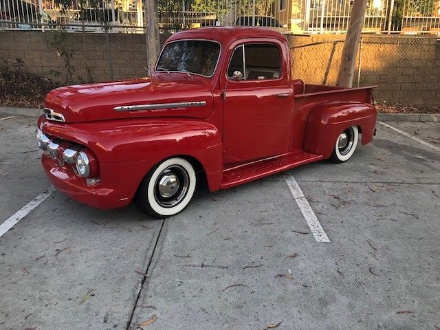 1951 Red Ford F-100