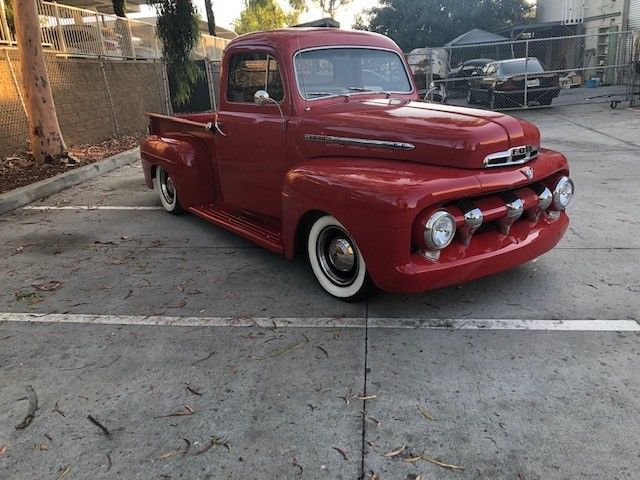 1951 Red Ford F-100