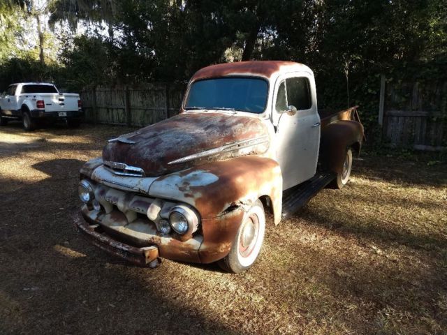 1951 Gray Ford F-100 Standard Cab Pickup