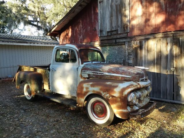 1951 Gray Ford F-100 Standard Cab Pickup
