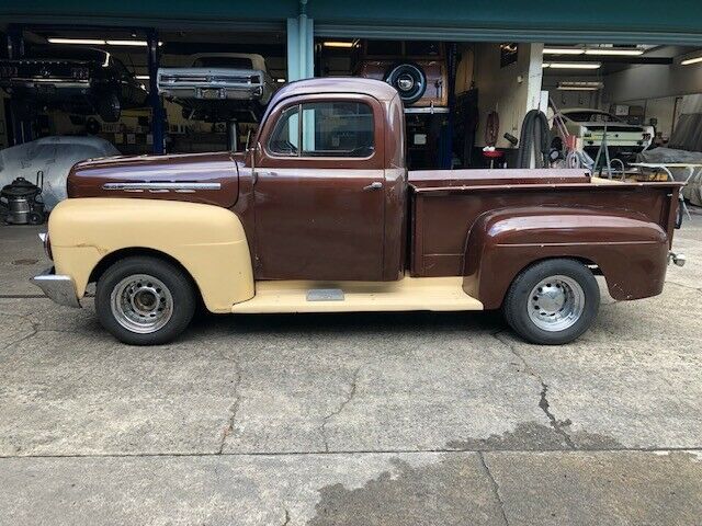 1951 Rootbeer and Vanilla Cream Ford F-100 Standard Cab Pickup