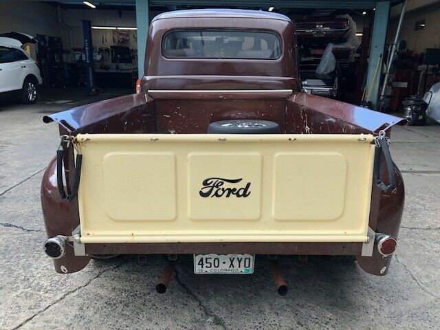 1951 Rootbeer and Vanilla Cream Ford F-100 Standard Cab Pickup