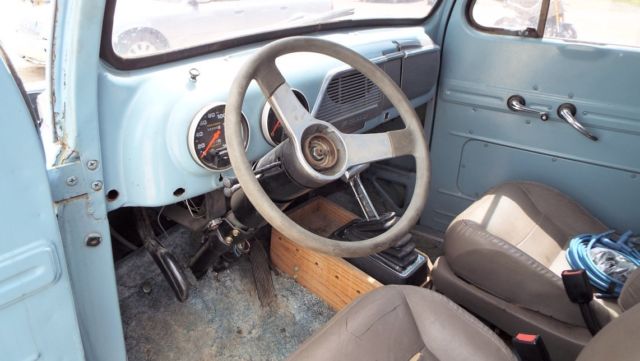 1951 Blue Ford F-100 Standard Cab Pickup